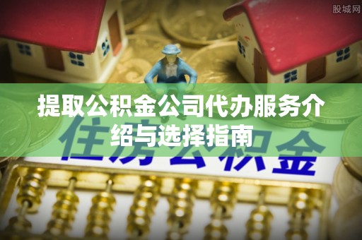 南沙提取公积金公司代办服务介绍与选择指南